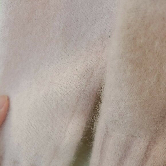 COS Sweater Womens Small Pink Alpaca Wool Blend Fuzzy Knit Casual Basic Work - Picture 12 of 12